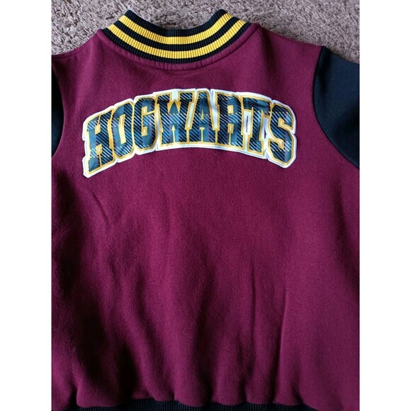 Harry Potter Varsity Jacket Women's Size Medium Burgundy Embroidered - Picture 6 of 8
